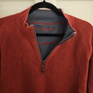 Tommy Bahama Red 1/4 Zip